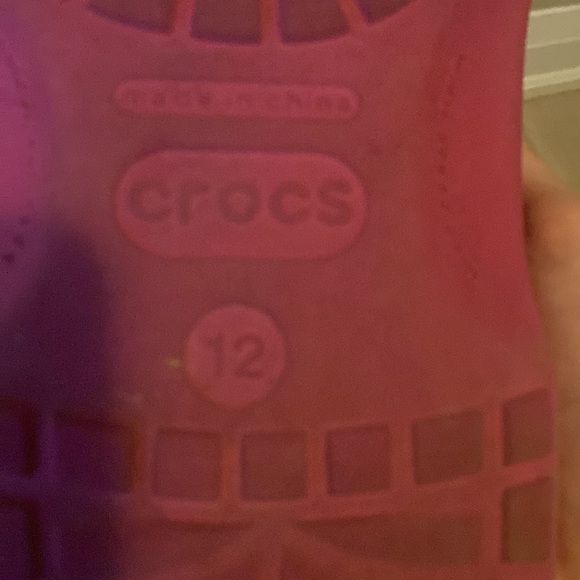 Pink crocs size 12 - Picture 2 of 3